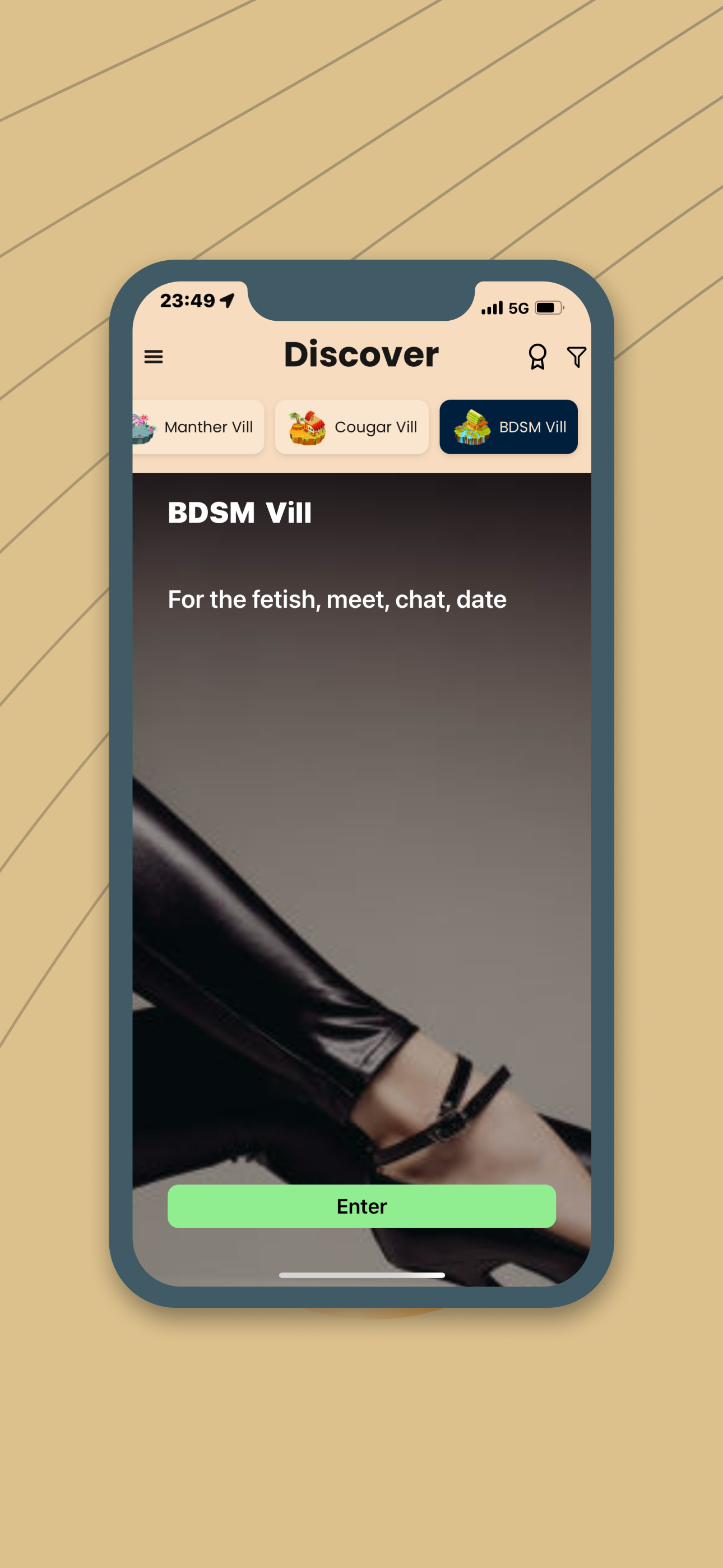 BDSM Vill app screenshot